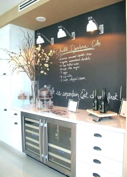 blackboard paint v kuchyni